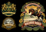 do crest, coat of arm and heraldic vintege logo design